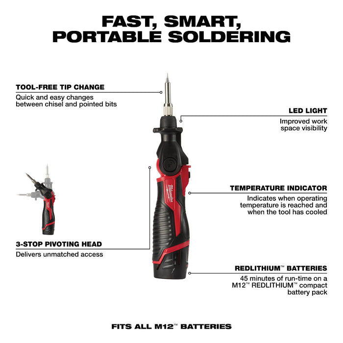 MILWAUKEE M12 Soldering Iron Kit