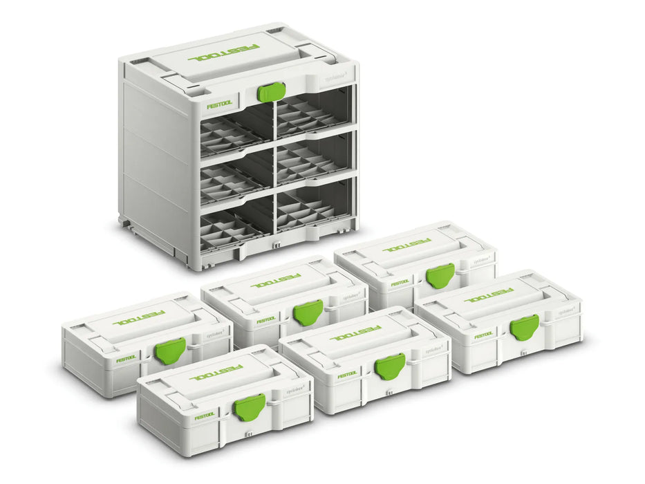FESTOOL Systainer³ Rack SYS3-RK/6 M 337-Set
