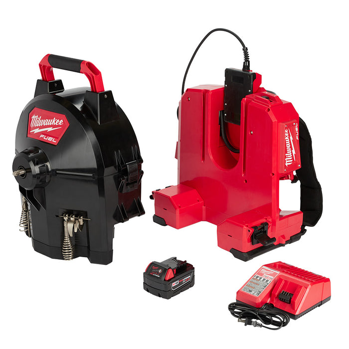MILWAUKEE M18 FUEL™ SWITCH PACK™ Kit de máquina de tambor seccional con cable de 3/8”