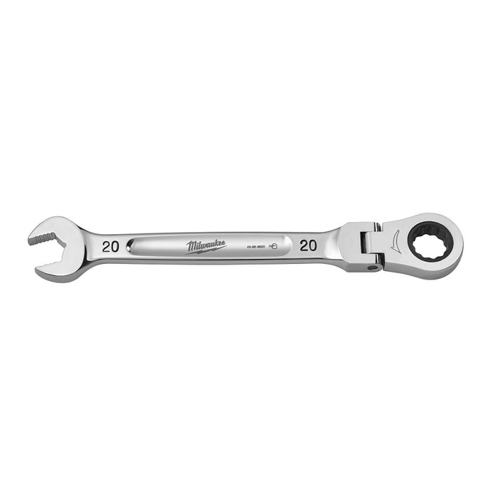 MILWAUKEE Flex Head Ratcheting Combination Wrench - Metric