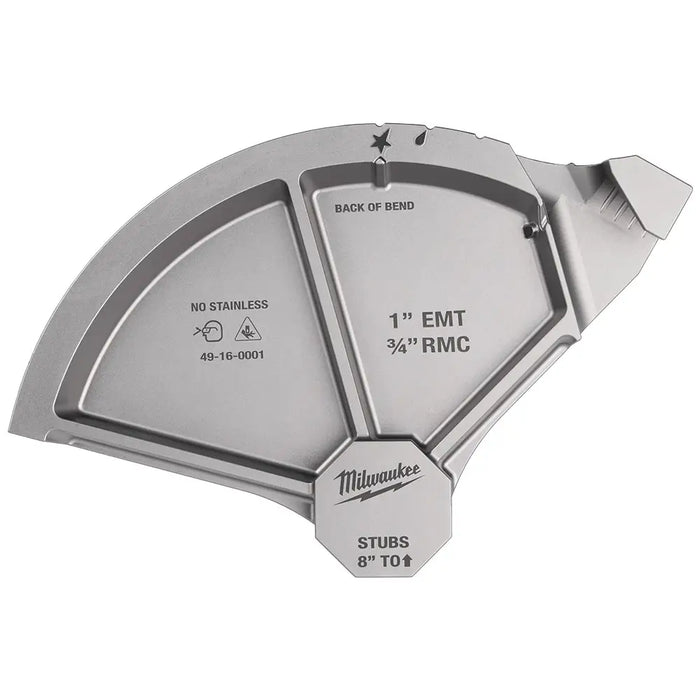 Milwaukee Tools 1” EMT / 3/4” RMC Conduit Bending Shoe 49-16-0001