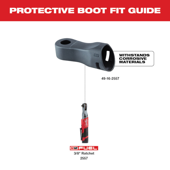 Funda protectora de trinquete MILWAUKEE M12 FUEL™ de 3/8"