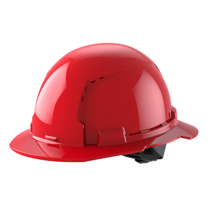 MILWAUKEE BOLT™ Full Brim Hard Hat w/ 4PT Ratcheting Suspension (USA) - Type 1