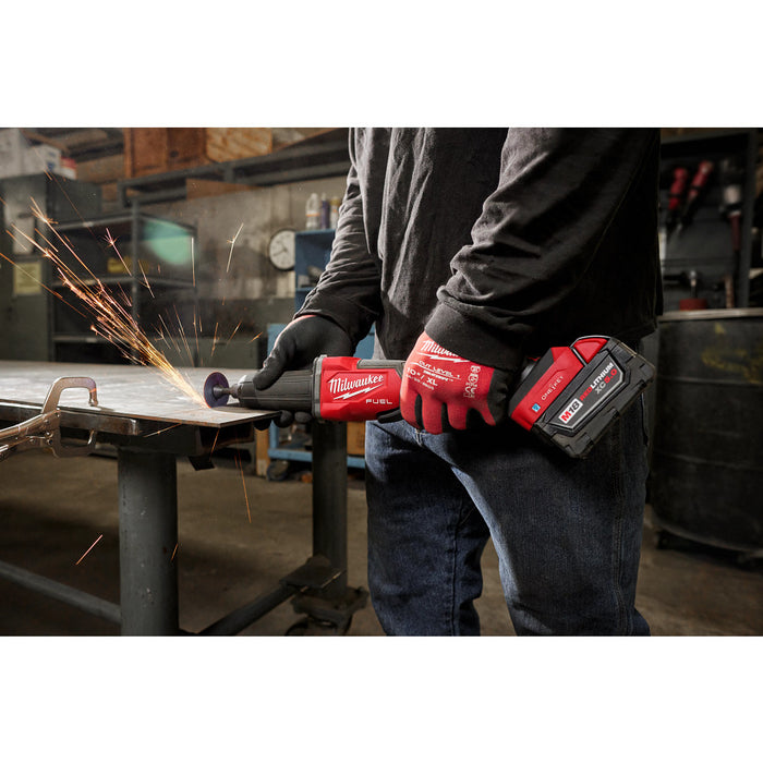 Amoladora troqueladora de frenado MILWAUKEE M18 FUEL™ con interruptor de paleta (solo herramienta)