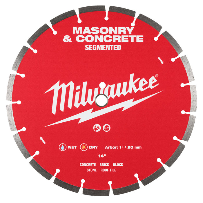 MILWAUKEE Segmented Masonry & Concrete Blades