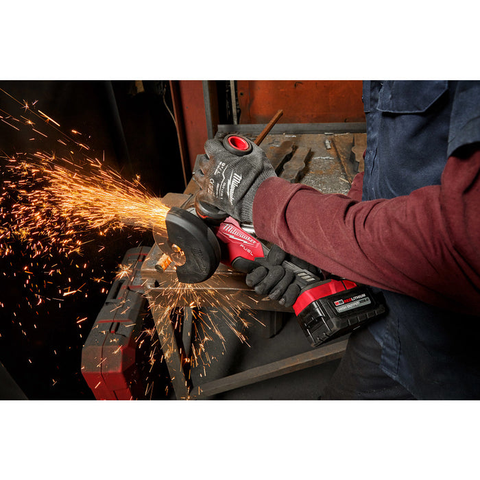 MILWAUKEE M18 FUEL™ 4-1/2" / 5" Braking Grinder w/ Slide Lock-On Switch (Tool Only)