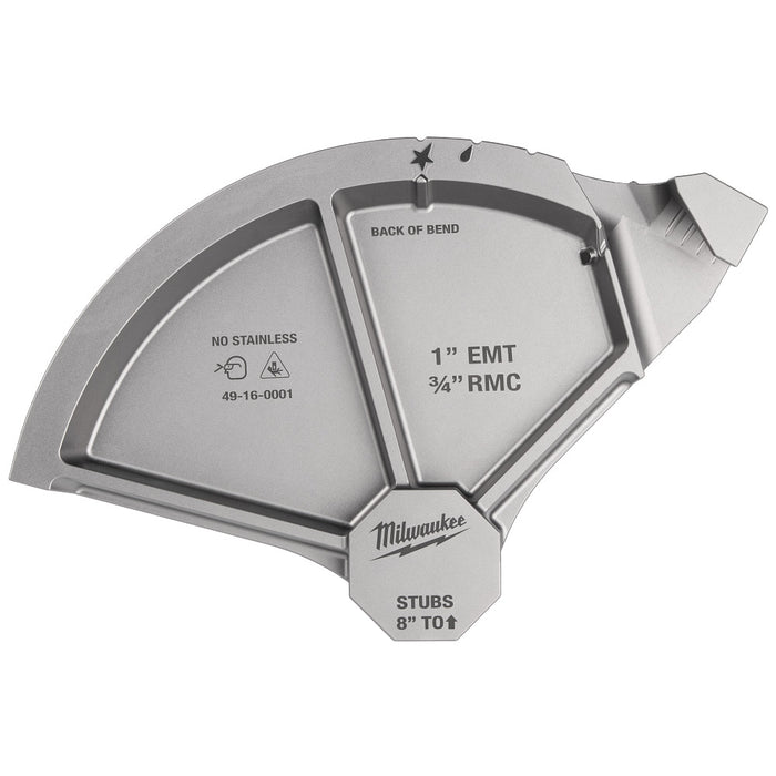 Milwaukee Tools 1” EMT / 3/4” RMC Conduit Bending Shoe 49-16-0001