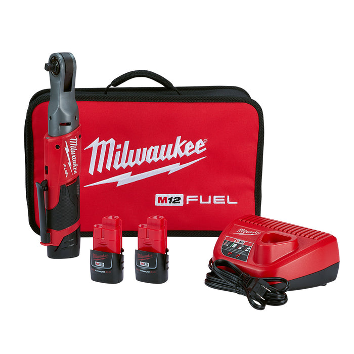 MILWAUKEE M12™ FUEL™ Juego de trinquete de 3/8"