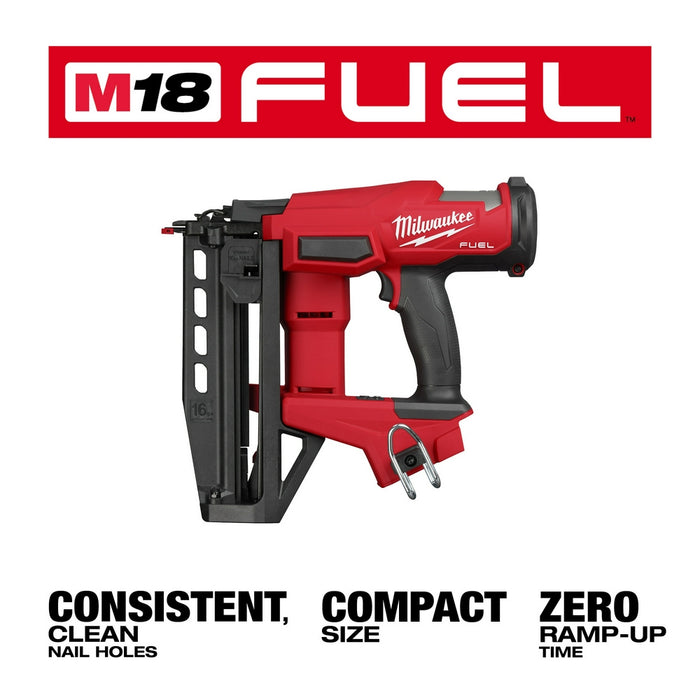 MILWAUKEE M18 FUEL™ 16 Gauge Straight Finish Nailer (Tool Only)