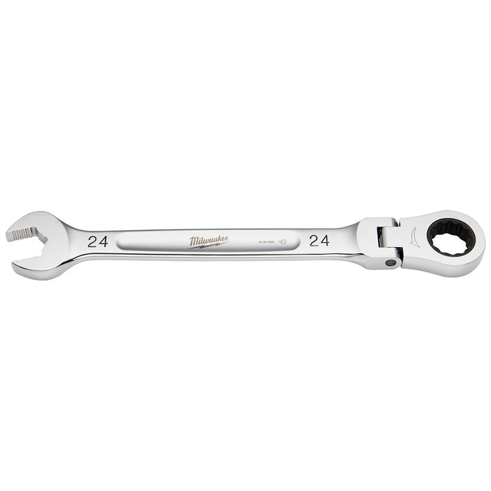 MILWAUKEE Flex Head Ratcheting Combination Wrench - Metric
