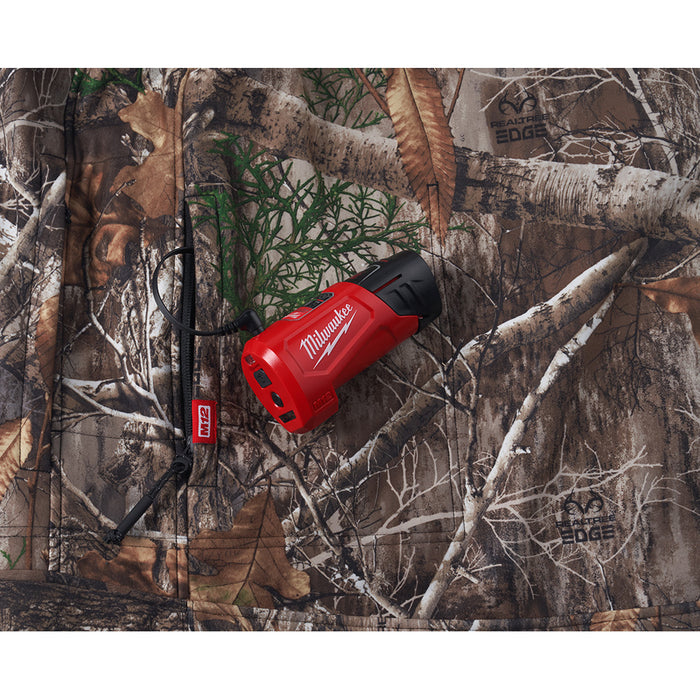 MILWAUKEE M12™ RealTree EDGE Camouflage Heated QUIETSHELL™ Jacket Kit