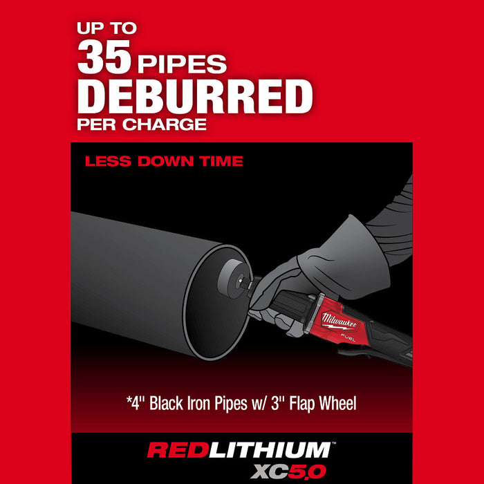 Amoladora troqueladora de frenado MILWAUKEE M18 FUEL™ con interruptor de paleta (solo herramienta)