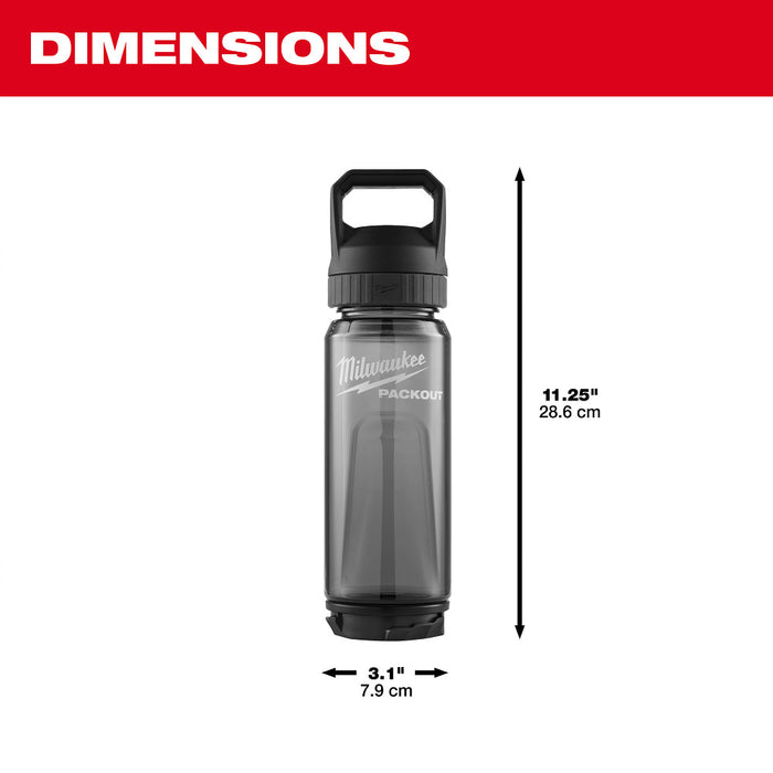 MILWAUKEE PACKOUT™ 25oz Bottle w/ Chug Lid