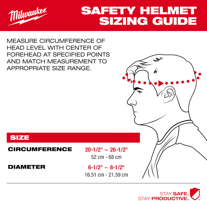 MILWAUKEE BOLT™ Front Brim Safety Helmet w/ IMPACT ARMOR™ Liner