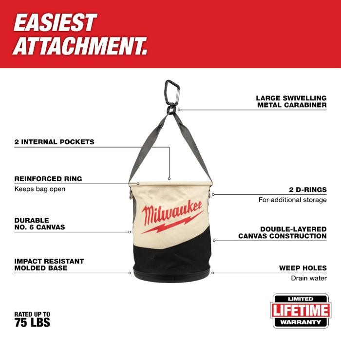 Milwaukee Tools Utility Bucket Bag 48-22-8270