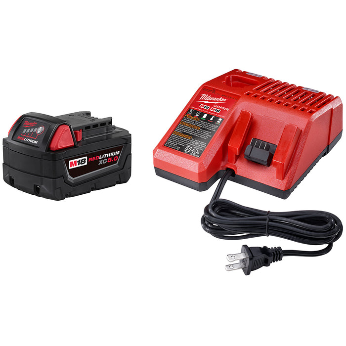 MILWAUKEE M18 REDLITHIUM XC5.0 Starter Kit BUNDLE