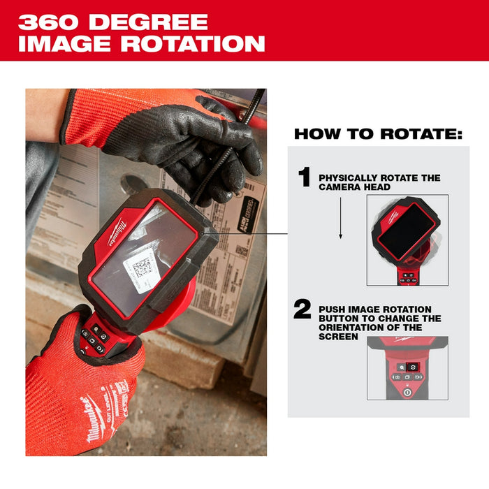 MILWAUKEE M12 M-SPECTOR 360 4' Inspection Camera Kit