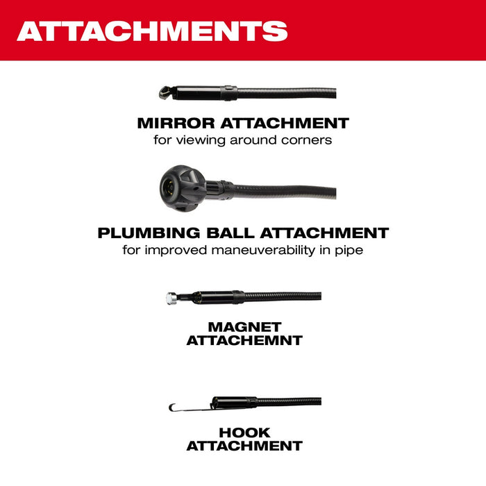 MILWAUKEE M12 M-SPECTOR 360 10' Inspection Camera Kit