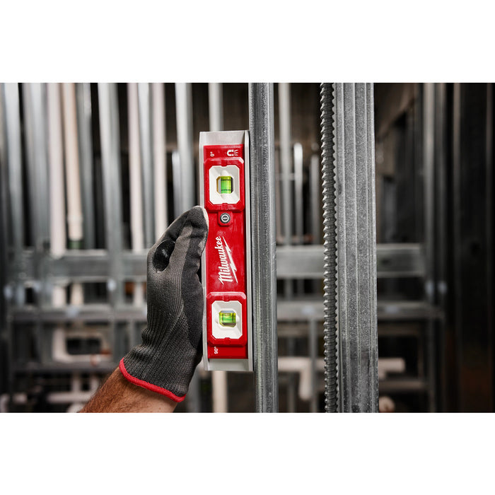 MILWAUKEE 9" Torpedo Level w/ Lighted Vials