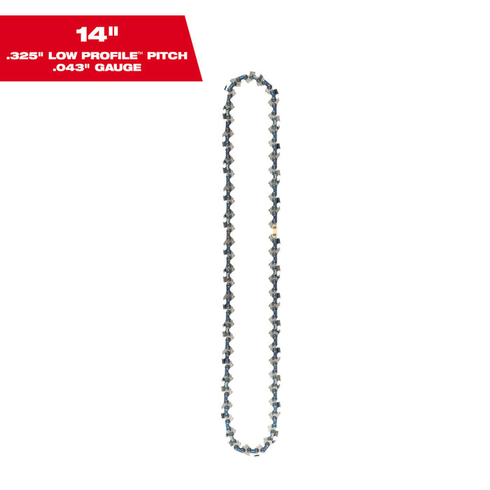 MILWAUKEE 14" Top Handle Chainsaw Chain