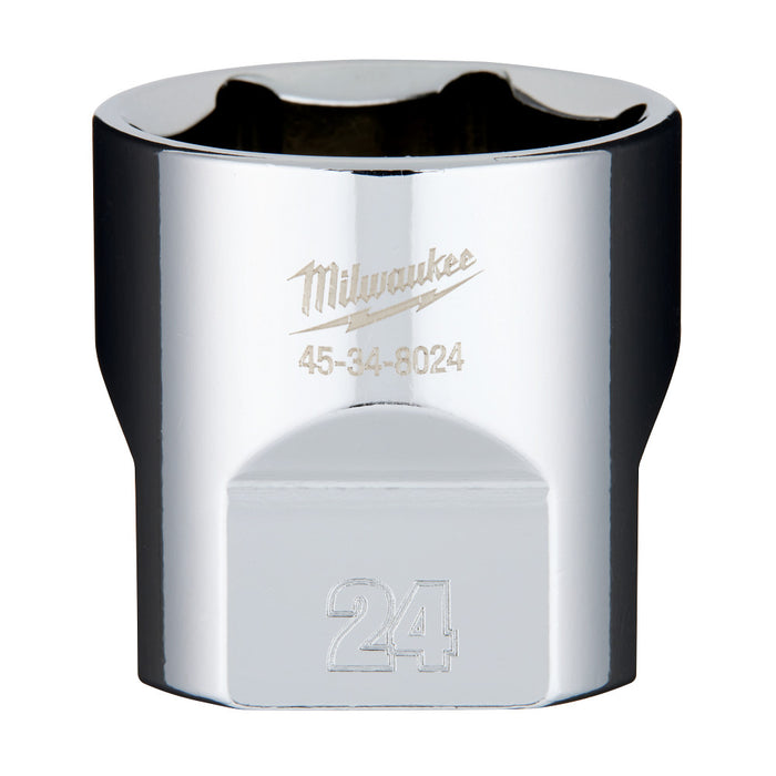 VASO MILWAUKEE CUADRO 3/8" 24MM