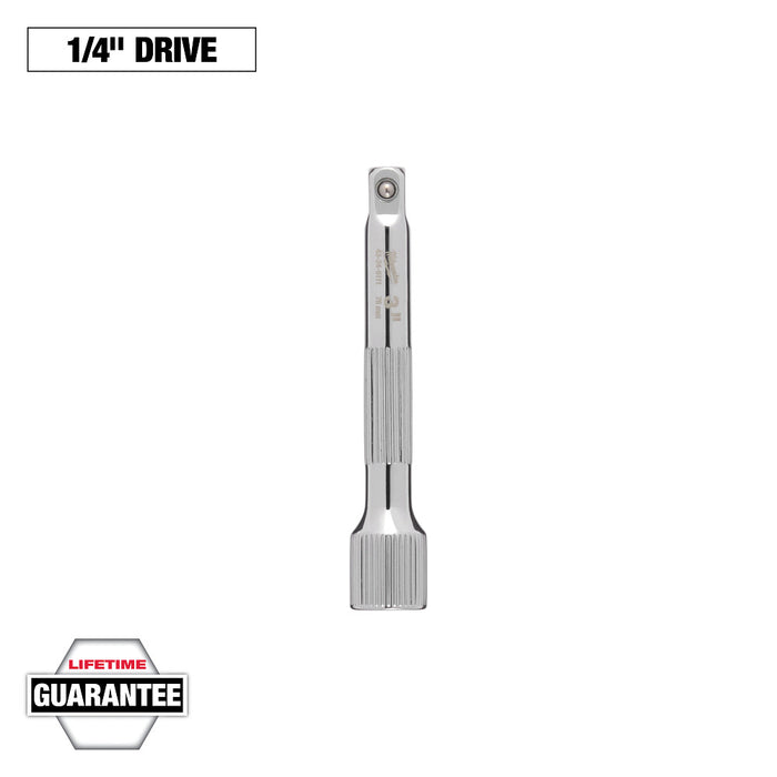 Extensión MILWAUKEE de 3" con accionamiento de 1/4"