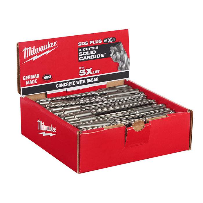 Milwaukee Tools SDS + MX4 3/16"x4"x6" (100-pk) 48-20-7990