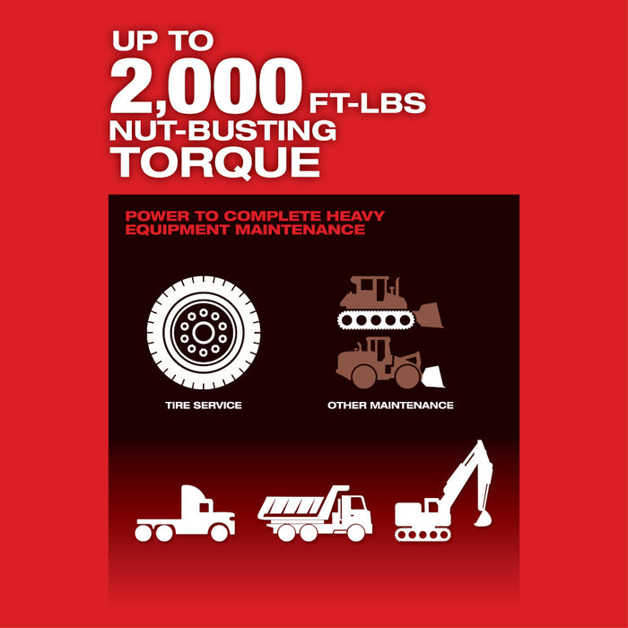 MILWAUKEE M18 FUEL™ Llave de impacto de alto torque con yunque extensible y mango en D de 1" con kit ONE-KEY™