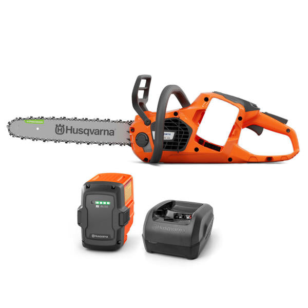 Husqvarna Power Axe 435i 16 inch 40V Battery Powered Cordless Chainsaw, 7.5 Ah Battery and Charger Included 970718224