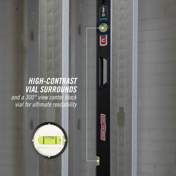 CHANNELLOCK 48" Box Level, Magnetic