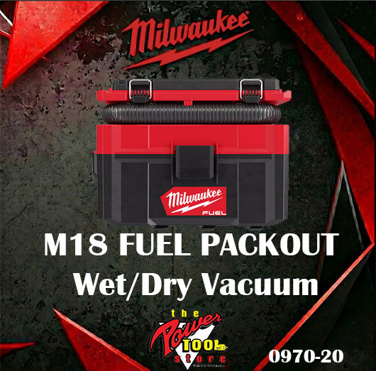 Milwaukee M18 REDLITHIUM HIGH OUTPUT XC6.0 Battery Pack M18 48-11-1862 + FREE M18 FUEL PACKOUT Wet/Dry Vacuum 0970-20