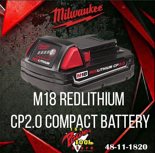 Milwaukee M18 Cordless 2-Speed Grease Gun M18 2646-20 + FREE M18 REDLITHIUM CP2.0 Compact Battery Pack 48-11-1820