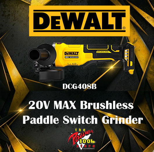 DEWALT 20V MAX XR 5.0Ah Lithium-Ion Battery 2-Pack (DCB205-2) + FREE 20V MAX Brushless 4-1/2" Paddle Switch Grinder (Tool Only) DCG408B
