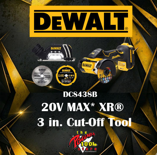 DEWALT 20V MAX XR 5.0Ah Lithium-Ion Battery 2-Pack (DCB205-2) + FREE 20V MAX* XR® Brushless Cordless 3 in. Cut-Off Tool (Bare Tool) - DCS438B