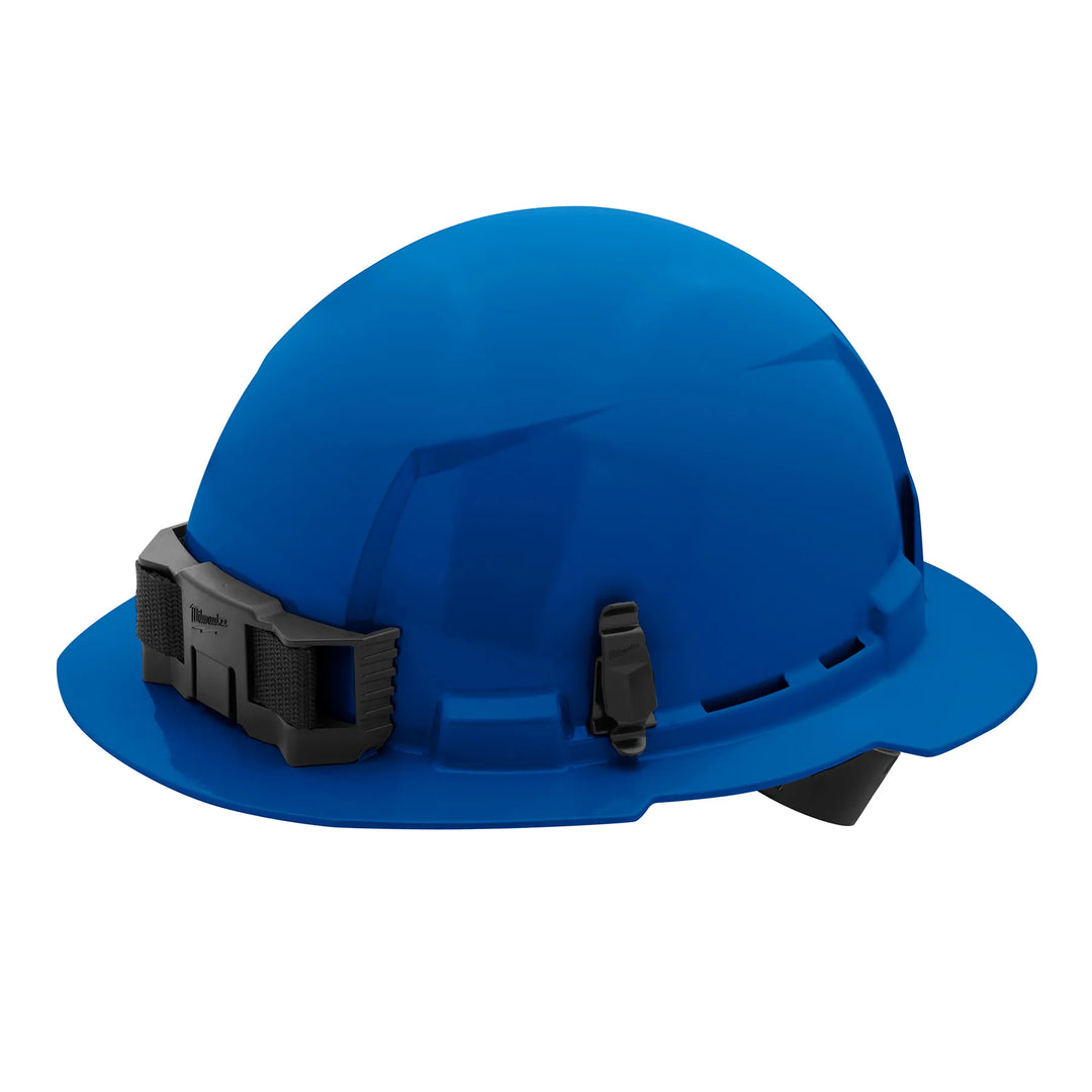 MILWAUKEE Full Brim Hard Hat w/ 4PT Ratcheting Suspension (USA)