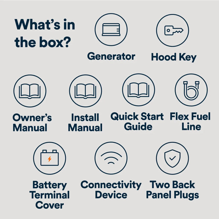 Generac Next Generation 10000 Watt 10kW Dual Fuel 50 State Air Cooled Home Standby Generator 7257