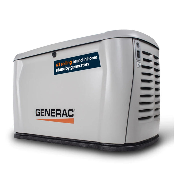 Generac Next Generation 10000 Watt 10kW Dual Fuel 50 State Air Cooled Home Standby Generator 7257