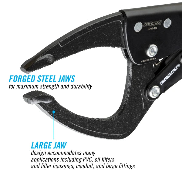 CHANNELLOCK 10" Large Jaw Locking Pliers