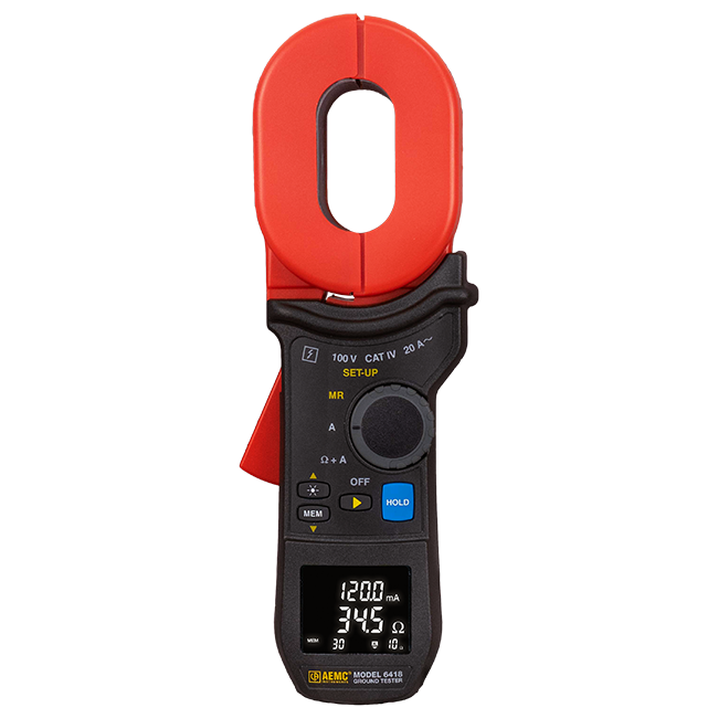 AEMC 2141.03 Ground Resistance Tester Model 6418