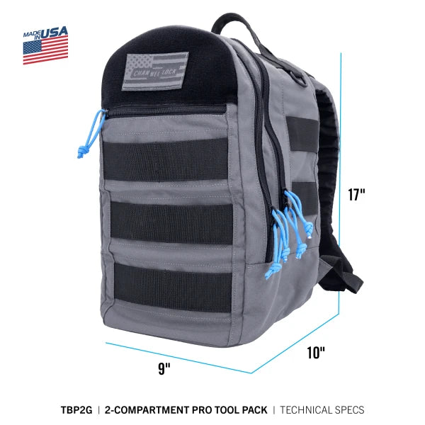 CHANNELLOCK PRO LRG 2-Compartment Tool Pack