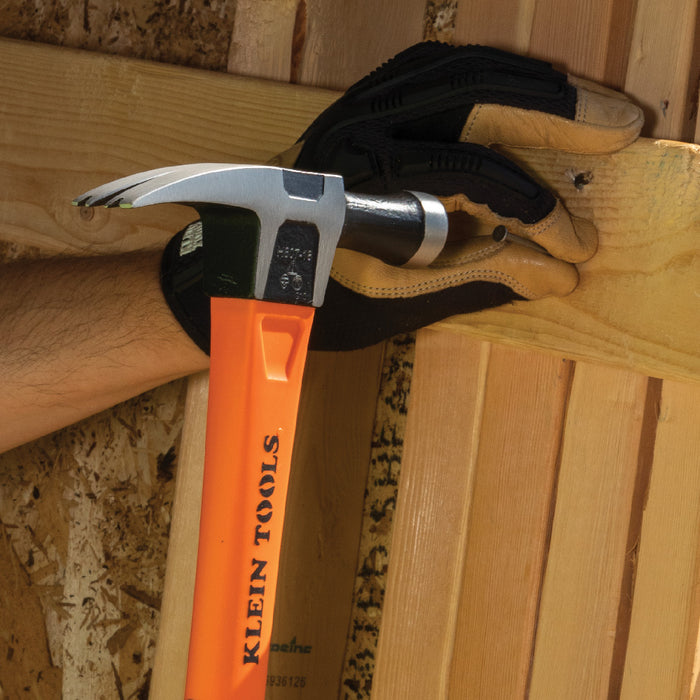 KLEIN TOOLS 18 oz 15" Straight-Claw Hammer