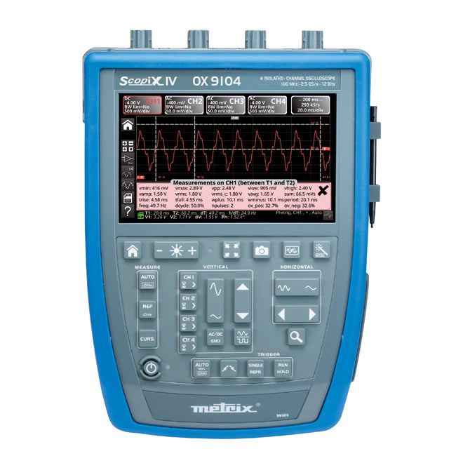 AEMC 2150.33 Hand-held Oscilloscope Model OX 9104 IV