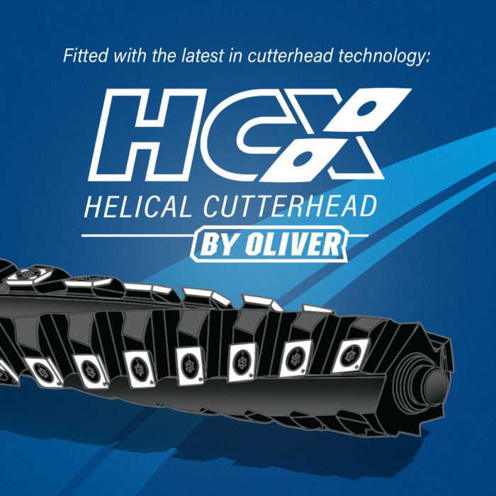 Oliver Machinery 25" Planer with Oliver HCX Helical Cutterhead