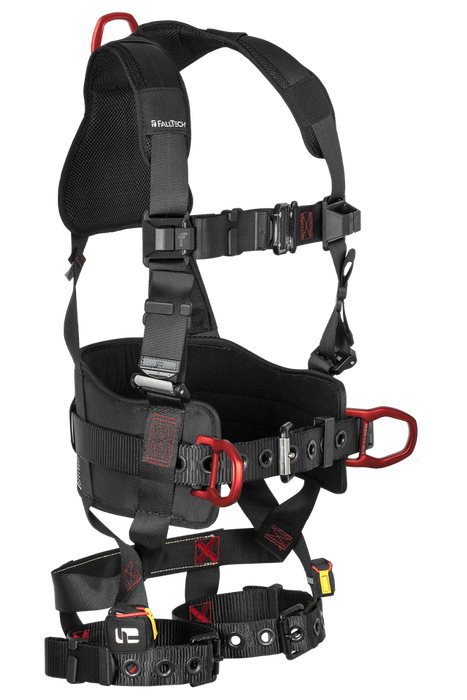 FallTech FT-Iron 3D Construction Belted Full Body Harness, Tongue Buckle Legs - 2X-Large / 3X-Large