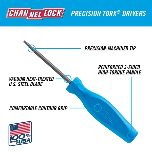 CHANNELLOCK TORX® T10 X 3" Screwdriver