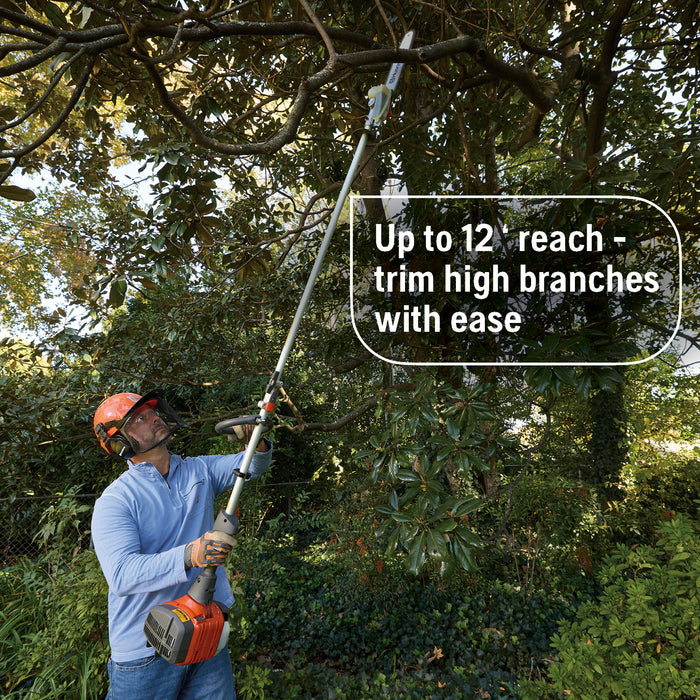 Husqvarna 122LKP Polesaw, 21.7-cc 2-cycle Attachment Capable