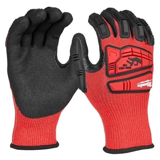 MILWAUKEE Impact Cut Level 3 Nitrile Dipped Gloves