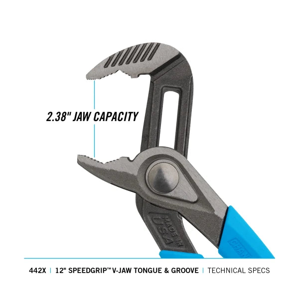 CHANNELLOCK 12" Tongue & Groove
