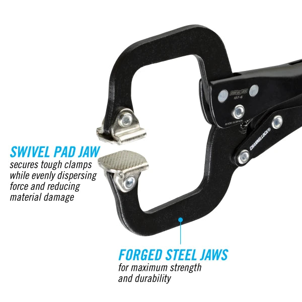 CHANNELLOCK 6" C-Clamp Locking Pliers