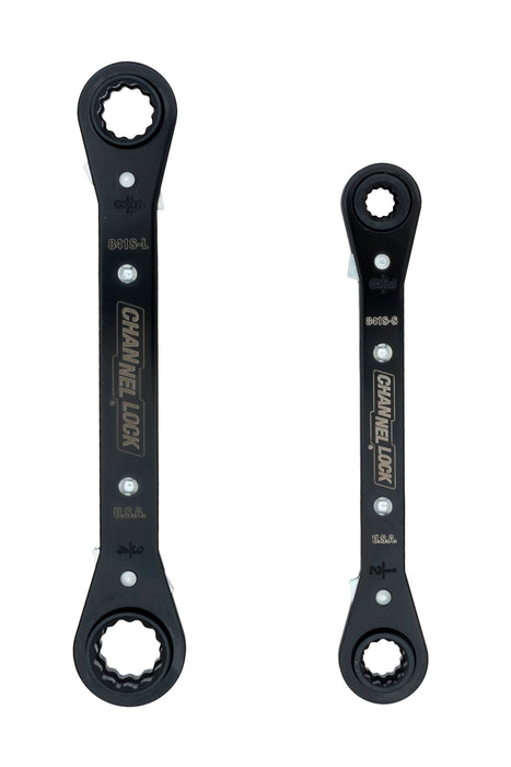 CHANNELLOCK 2pc Ratcheting Wrench Set